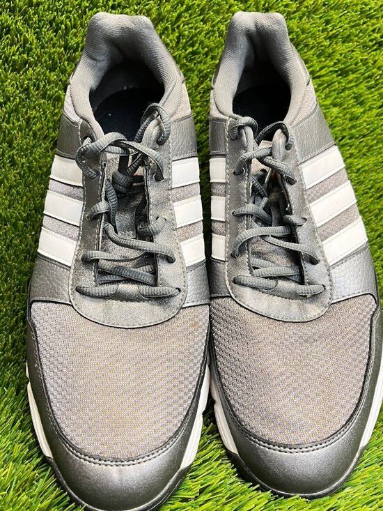 Adidas Tech Response Low Mens Size 12 Gray White Athletic Spikeless Golf Shoes main image 8